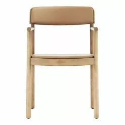 Normann Copenhagen Sedia Timb Con Braccioli, Naturale - Pelle Ultra Cammello 8 Normann Copenhagen Sedia Timb Con Braccioli, Naturale - Pelle Ultra Cammello -Sedie negozio Normann Copenhagen Timb Armchair Ultra Camel VS