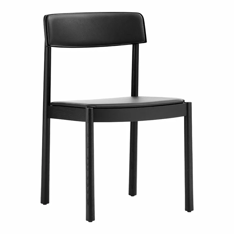 Normann Copenhagen Sedia Timb, Nero - Pelle Ultra Nera 1 Normann Copenhagen Sedia Timb, Nero - Pelle Ultra Nera