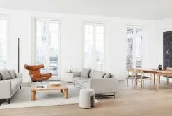 Fredericia Poltrona Wegner Ox, Cromo Spazzolato - Pelle Cognac -Sedie negozio OxChair Calmo Islets Locus Sequoia1756 Pal Meadow Post Hydro