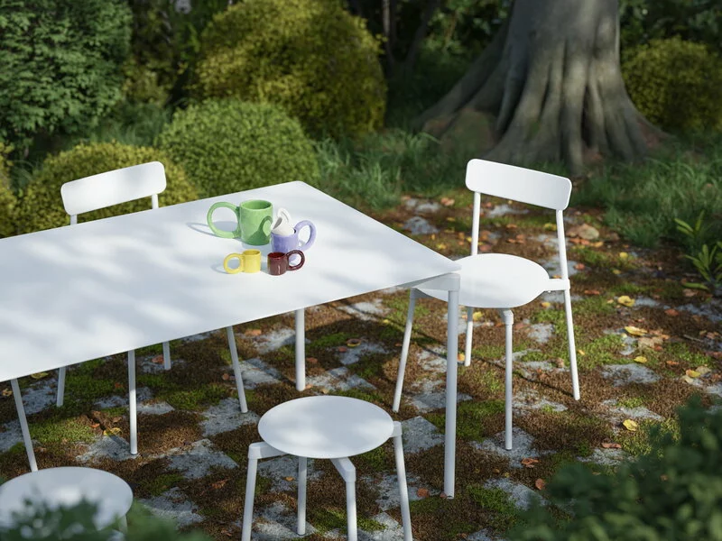 Petite Friture Sgabello Fromme, Bianco 5 Petite Friture Sgabello Fromme, Bianco - immagine 5