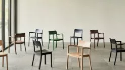 Hay Sedia Con Braccioli Pastis, Blu Scuro 8 Hay Sedia Con Braccioli Pastis, Blu Scuro -Sedie negozio Pastis Armchair family Pastis Chair black steel blue wb lacquered ash