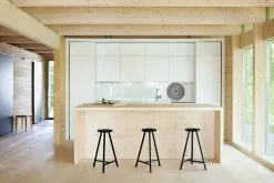 Nikari Sgabello Perch, 75 Cm, Nero -Sedie negozio Perch stools in the kitchen