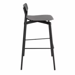 Petite Friture Sgabello Da Bar Fromme, 75 Cm, Nero 9 Petite Friture Sgabello Da Bar Fromme, 75 Cm, Nero -Sedie negozio Petite Friture M0810401 fromme barstool black PF cut out HD 3