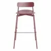 Petite Friture Sgabello Da Bar Fromme, 75 Cm, Rosso Marrone