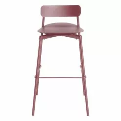 Petite Friture Sgabello Da Bar Fromme, 75 Cm, Rosso Marrone