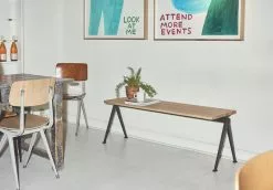 Hay Panca Pyramid 12, Nero - Rovere Laccato Opaco 5 Hay Panca Pyramid 12, Nero - Rovere Laccato Opaco -Sedie negozio Result Pyramid catalogue 17