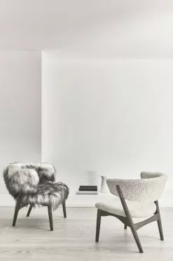 Sibast Sedia No 7 Lounge, Rivestita, Rovere Oliato Scuro - Pelle Di Pec -Sedie negozio Sibast No 7 LOUNGE Sheep context 1