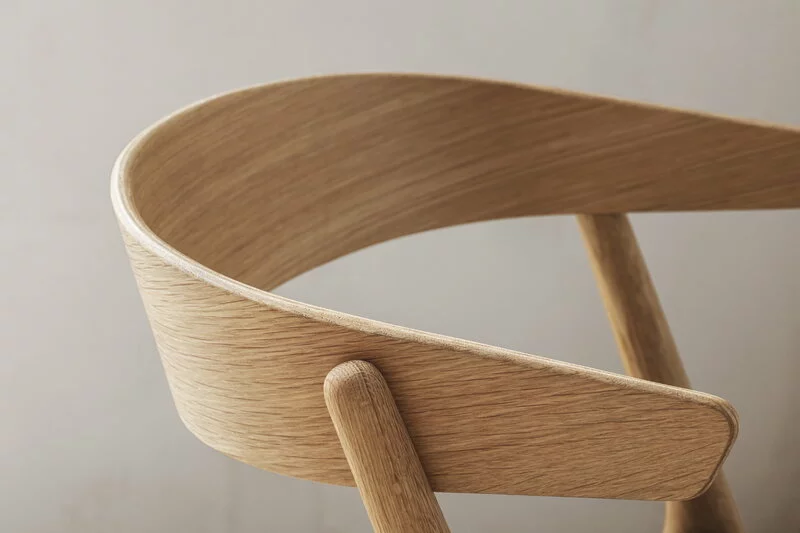 Sibast Sedia No 9, Rovere Oliato - Pelle Antracite 2 Sibast Sedia No 9, Rovere Oliato - Pelle Antracite - immagine 2