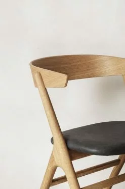 Sibast Sedia No 9, Rovere Oliato - Pelle Antracite 10 Sibast Sedia No 9, Rovere Oliato - Pelle Antracite -Sedie negozio Sibast No 9 oak oil dunes anthrazite detail