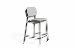 Hay Sedia Da Bar Soft Edge 95, Grigia 7 Hay Sedia Da Bar Soft Edge 95, Grigia -Sedie negozio Soft Edge 10 P10 Bar Stool Low stacked