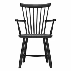 Stolab Sedia Lilla Åland Con Braccioli, Nera