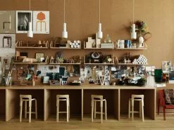 Artek Sedia Aalto K65, Linoleum Nero 5 Artek Sedia Aalto K65, Linoleum Nero -Sedie negozio Studioilse VitraArtek VitraHaus 2014 HighChairK65