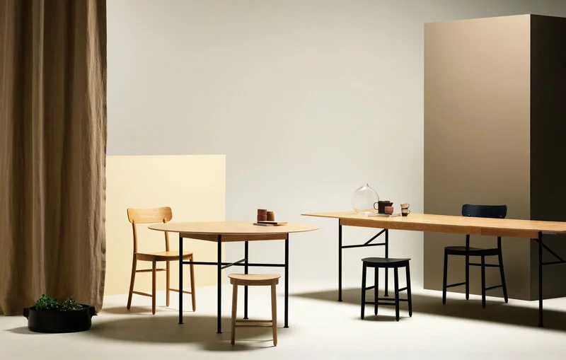 Fogia Sgabello Figurine, Rovere Laccato 2 Fogia Sgabello Figurine, Rovere Laccato - immagine 2