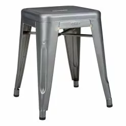 Tolix Sgabello H45, Acciaio Verniciato Opaco