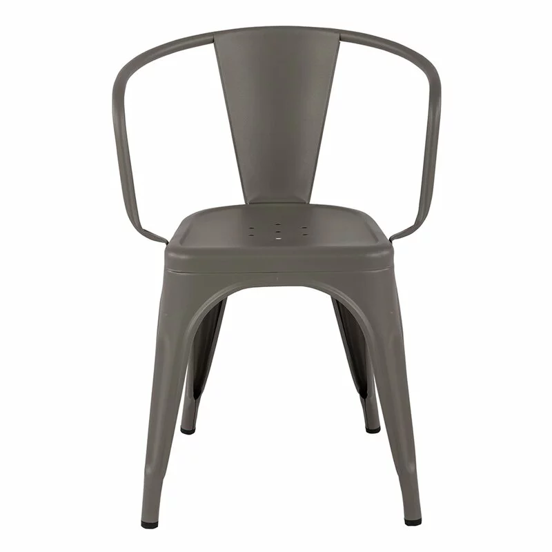 Tolix Sedia A56, Gris De Paris Opaco 1 Tolix Sedia A56, Gris De Paris Opaco