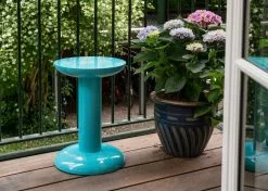 Raawii Sgabello Thing, Turchese -Sedie negozio Thing George Sowden blue role