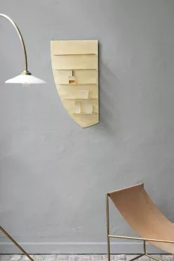 Valerie_objects Rocking Chair, Ottone - Pelle 11 Valerie_objects Rocking Chair, Ottone - Pelle -Sedie negozio V9019002 gallerij highres