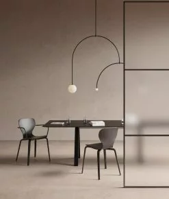 Viccarbe Sedia Ears, Nera -Sedie negozio Viccarbe Ears by Piero Lissoni 3