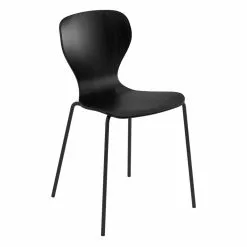 Viccarbe Sedia Ears, Metallo Nero - Frassino Nero