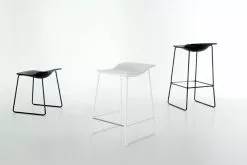 Viccarbe Sgabello Last Minute, Medio, Nero -Sedie negozio Viccarbe Last Minute stool by Patricia Urquiola EE 3 1