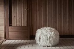 Anno Pouf Villatalja, 60 Cm, Bianco Naturale -Sedie negozio Villatalja rahi anno aw21 Anno Collection