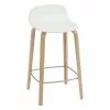 Muuto Sgabello Da Bar Visu, 65 Cm, Rovere - Bianco