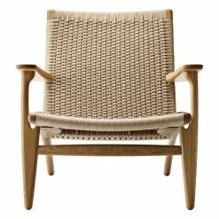 Carl Hansen & Søn Poltrona CH25, Rovere Oliato - Corda Naturale