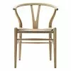 Carl Hansen & Søn Sedia CH24 Wishbone, Rovere Saponato - Corda Naturale