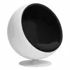 Eero Aarnio Originals Sedia Ball Chair, Bianco - Nero