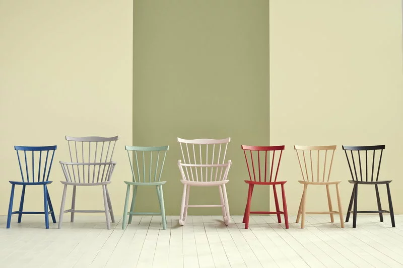 FDB Møbler Sedia J46, Faggio Laccato 3 FDB Møbler Sedia J46, Faggio Laccato - immagine 3