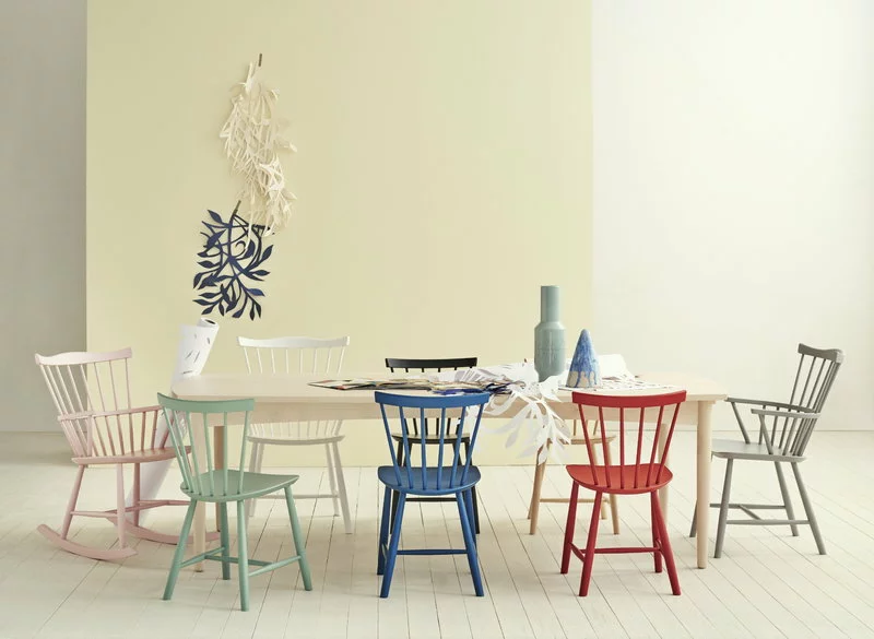 FDB Møbler Sedia J46, Faggio Laccato 2 FDB Møbler Sedia J46, Faggio Laccato - immagine 2