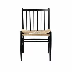 FDB Møbler Sedia J80, Nera - Filato Di Carta -Sedie negozio j80 sortnatur 2015 5