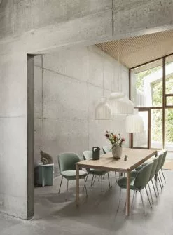 Muuto Panca Linear Wood 170 X 34 Cm, Rovere -Sedie negozio linear wood oak table oslo side chair still 941 chrome strand pendant lamp halves table ply rug muuto org