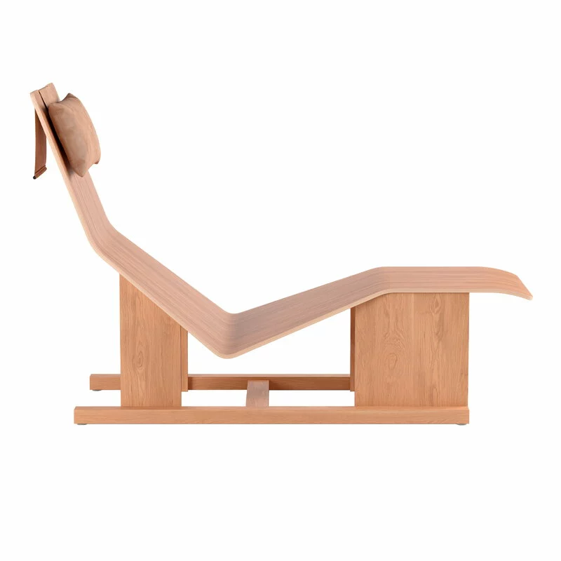 Massproductions Chaise Longue 4 PM, Ciliegio Americano 1 Massproductions Chaise Longue 4 PM, Ciliegio Americano