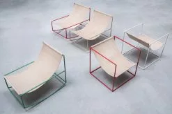 Valerie_objects Rocking Chair, Ottone - Pelle 8 Valerie_objects Rocking Chair, Ottone - Pelle -Sedie negozio v9015018 v9018019 20 21 22 sfeermagazijn 06 leer 2