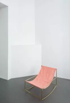 Valerie_objects Rocking Chair, Ottone - Rosa 8 Valerie_objects Rocking Chair, Ottone - Rosa -Sedie negozio v9015021 1