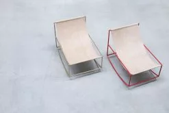 Valerie_objects Rocking Chair, Ottone - Pelle 9 Valerie_objects Rocking Chair, Ottone - Pelle -Sedie negozio v9018019 20 sfeermagazijn 05 leer 1