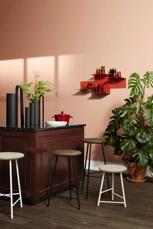 Warm Nordic Sgabello Da Bar Pebble, 76 Cm, Frassino Oliato - Nero 2 Warm Nordic Sgabello Da Bar Pebble, 76 Cm, Frassino Oliato - Nero - immagine 2