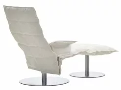Woodnotes Poggiapiedi K, Stretto, Con Base, Bianco -Sedie negozio wn kchair with armrests 0250