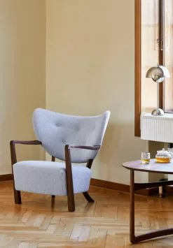 &Tradition Poltrona Wulff ATD2 E Pouf Wulff ATD3, Karandash 005 - Noce 9 &Tradition Poltrona Wulff ATD2 E Pouf Wulff ATD3, Karandash 005 - Noce -Sedie negozio wulff walnut 005 VS