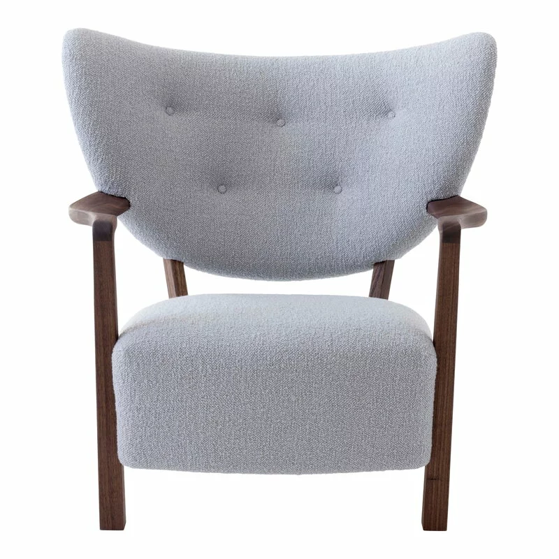 &Tradition Poltrona Wulff ATD2 E Pouf Wulff ATD3, Karandash 005 - Noce 2 &Tradition Poltrona Wulff ATD2 E Pouf Wulff ATD3, Karandash 005 - Noce - immagine 2