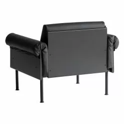 Yrjö Kukkapuro Poltrona Ateljee, Nero - Pelle Nera -Sedie negozio yrjo kukkapuro ateljee nojatuoli musta nahka musta 3